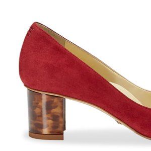 Sarah Flint Perfect Emma Pump in Merlot Suede Size 7.5